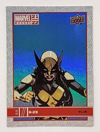 X-23 Blue Upper Deck 2021 Marvel Comic Card #98