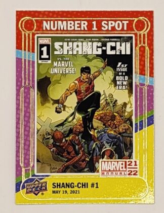 Shang-Chi #1 Upper Deck 2021 Marvel Comic Number 1 Spot #N1S-6