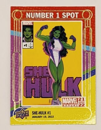 She-Hulk #1 Upper Deck 2021 Marvel Comic Number 1 Spot #N1S-5