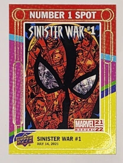 Sinister War #1 Upper Deck 2021 Marvel Number 1 Spot #N1S-15