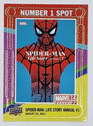 Spider-Man Annual #1 Upper Deck 2021 Marvel Number 1 Spot #N1S-18