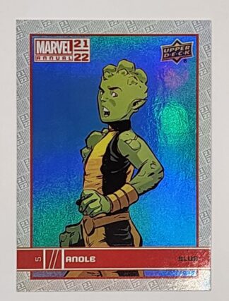 Anole Blue Upper Deck 2021 Marvel Comic Card #5