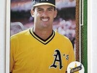 David Otto Rookie Upper Deck 1989 Card #4 Oakland A's