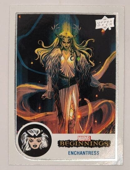 Enchantress Marvel Beginnings Upper Deck 2022 Volume 2 Series 1 Card #22