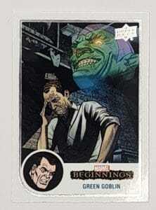 Green Goblin Marvel Beginnings Upper Deck 2022 Volume 2 Series 1 Card #23