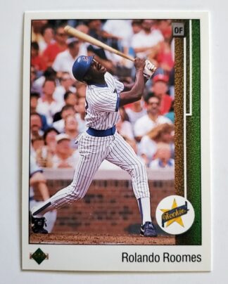 Rolando Roomes Rookie Upper Deck 1989 Card #6 Chicago Cubs