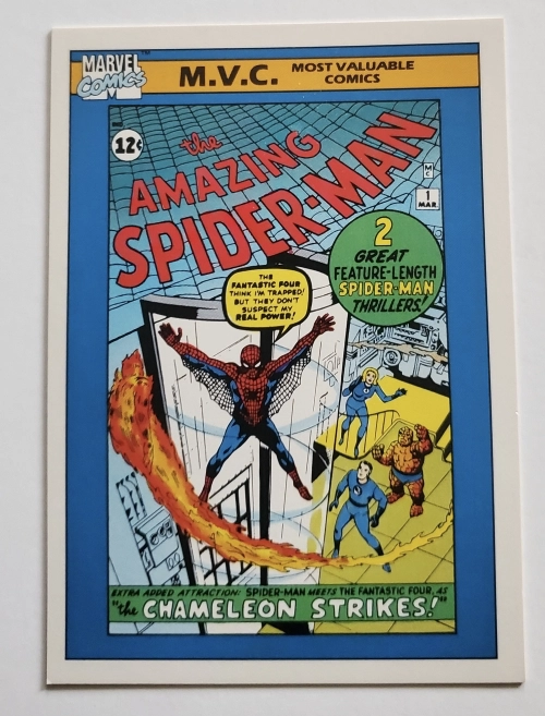 Amazing Spider-Man Issue #1 "M.V.C" Marvel 1990 Comic Card #131