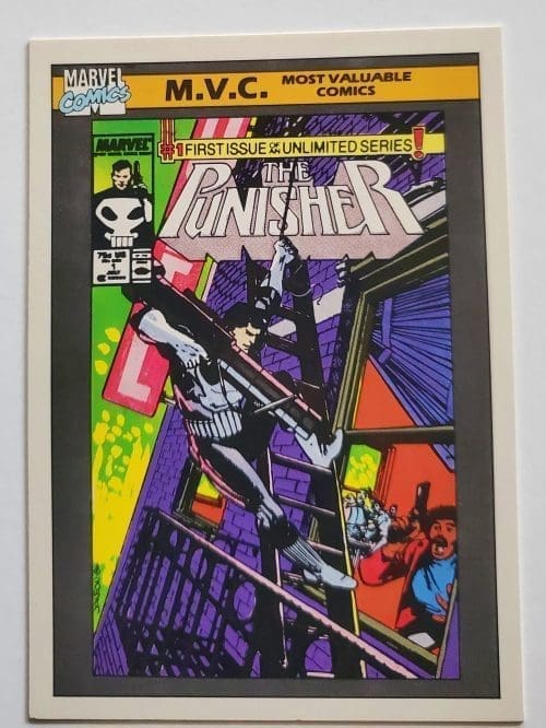 The Punisher Issue #1 Vol.2 "Most Valuable Comic" Marvel 1990 Comic Card #127