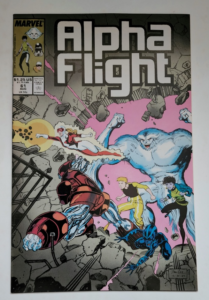 Alpha Flight Marvel Comics Issue #61